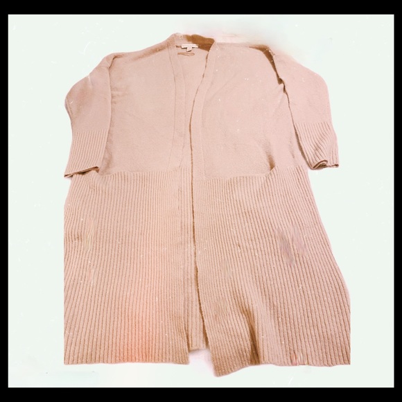 NWT CHELSEA & VIOLET Blush Pink Alpaca Long Sweater - Picture 6 of 11